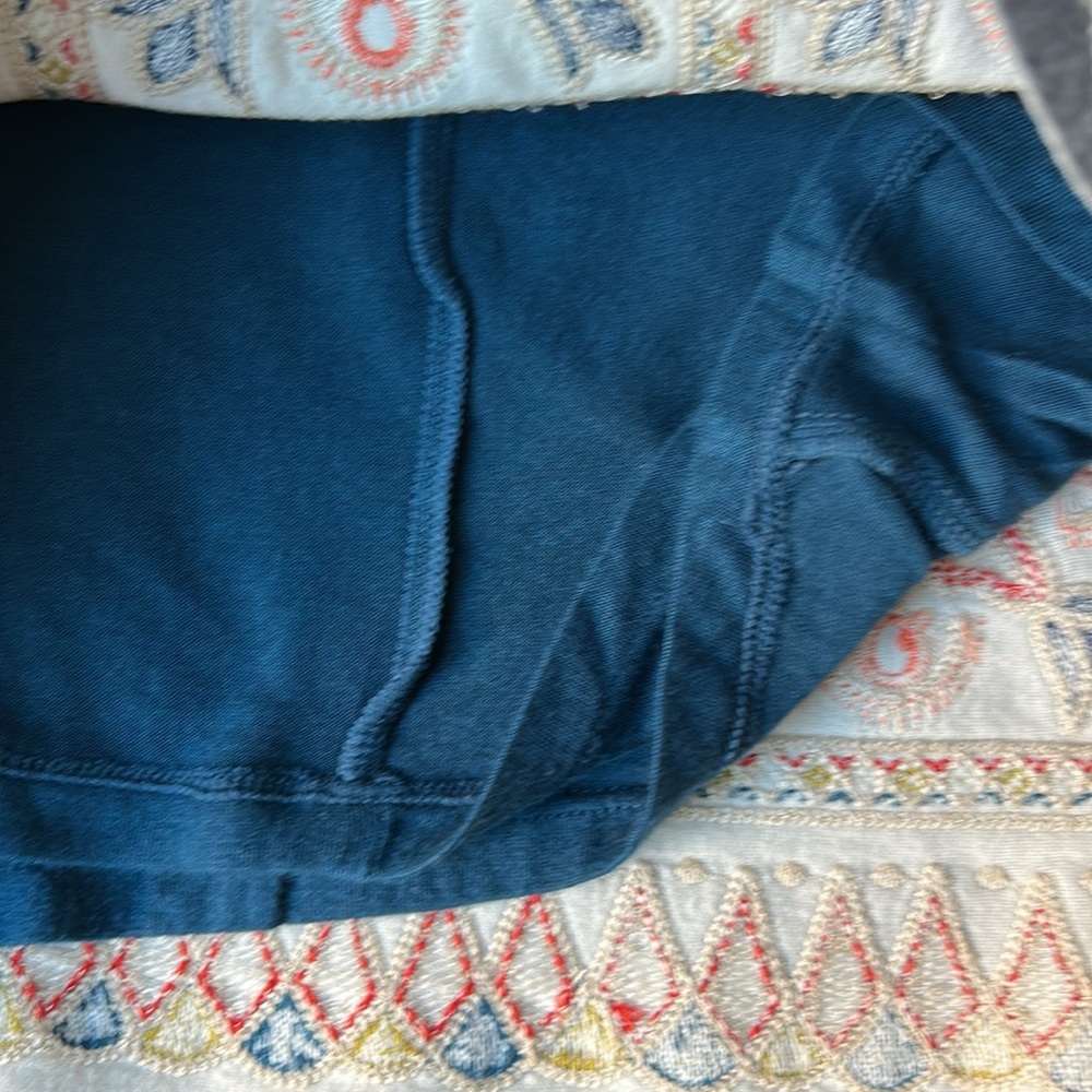 Anthropologie Maeve embroidered gray dress 2 - Picture 5 of 7